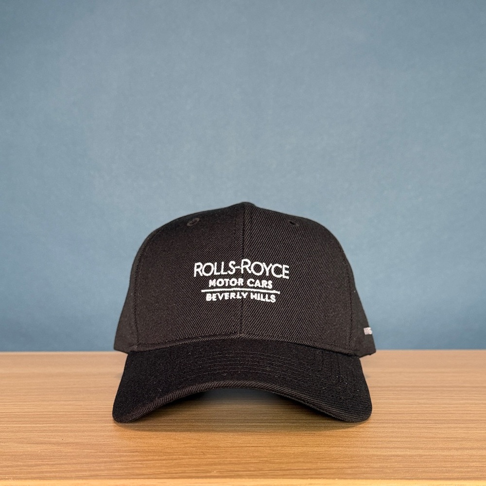 Rolls-Royce Beverly Hills Owner’s Edition Black Baseball Cap with Velcro Closure